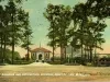 Postcard - The Aquarium and Horticultural Buildings, Belle Isle Park, Detroit, Mich.