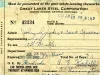 Card, Admittance - Great Lakes Steel Corporation