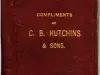 Notebook - C. B. Hutchins & Sons