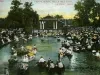 Postcard - Canoe Scene, Belle Isle Park, Detroit, Mich.