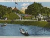 Postcard - Cedar Mound, Belle Isle Park, Detroit, Mich.