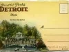 Post Folder - Beautiful Parks, Detroit, Mich.
