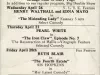 Program, Theater