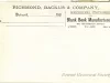 Paper, Letterhead - Richmond, Backus & Company