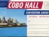 Post Folder - Greetings From Cobo Hall Convention Arena, Detroit, Michigan