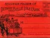 Post Folder - Souvenir Folder of Detroit and Belle Isle Park