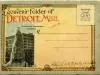 Post Folder - Souvenir Folder of Detroit, Mich.