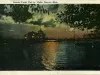 Postcard - Detroit Yacht Club by Night, Detroit, Mich.