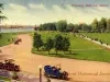 Postcard - Driveway, Belle Isle, Detroit, Mich.