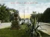 Postcard - "Sphinx" Entrance to Belle Isle, Detroit, Mich.