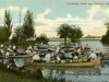 Postcard - Canoeing, Belle Isle, Detroit, Mich.