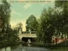 Postcard - Canal and Bridge Scene, Belle Isle, Detroit, Mich.