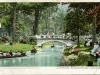 Postcard - A Canal at Belle Isle Park, Detroit, Mich.