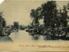 Postcard - Detroit, Mich. Canal Scene, Belle Isle.