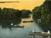 Postcard - Canoeing, Belle Isle, Detroit, Mich.