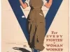 Poster - For Every Fighter a Woman Worker,
Care for Her through the YWCA