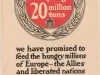 Poster - America's food pledge
20 million tons