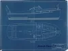 Blueprint - 25' 0" O.A. [Overall] Plastic Cruiser