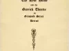 Booklet - The Hyde House and the Garrick Theatre on Griswold Street