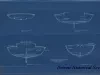 Blueprint - Construction Cross Sections of 
I.L.Y.A. [Inter-Lake Yachting Association] One Design Class Catboat
