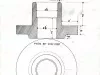 Drawing, Technical - Top Bearing for Boat Davits, St'r. [Steamer] No. 66