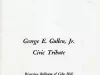 Program - George E. Gullen Civic Tribute