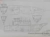 Drawing, Technical - Steamer Margaret,
Longitudinal and Transverse Sections Near Bow