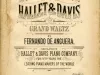 Music, Sheet - The Hallet & Davis Grand Waltz