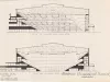 Drawing, Architectural - Convention Arena, 
Sections, 
Cobo Hall - Convention Arena, 
Civic Center - City of Detroit, Michigan