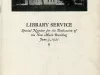 Newsletter - Library Service, Vol. IV, No. 19