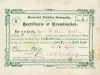 Certificate, Achievement