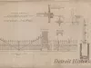 Drawing, Architectural - Elevations and Sections of Details of Wrought Iron Picket Fence, Gates, and Gate Posts at Fort Wayne, Mich.