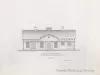 Blueprint - Guard House - Building 205, Proposed Front Elevation