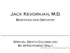 Card, Business - Jack Kevorkian, M.D.