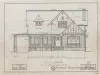Drawing, Architectural - Residence for Mr. B. C. Ladendorf, Detroit, Michigan - Front Elevation