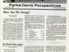Newsletter - Parke-Davis Perspectives, June-July, 1987