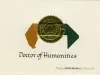 Certificate - Honorary Doctor of Humanities Certificate