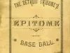 Booklet - The Detroit Tribune's Epitome of Base Ball