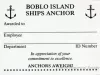 Award - Bob-Lo Island Ships Anchor Award
