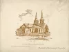 Print - Old Ste. Anne's Church Detroit.