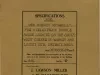 Specification - Specifications for Mr. Harvey Merrell for a Solid Brick Double House Located on the Southwest Corner of Wabash and Locusts St's., Detroit, Mich.