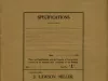 Specification - Specifications for Mr. Albert E. Arndt for a Solid Brick Veneered Residence Located on the West Side of East Grand Boulevard Between Forest and Canfield Avenues, Lot No. 2, Detroit, Michigan.