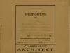 Specification - Specifications for Mr. L. Moynihan for a Solid Brick One Story Store Building Located on the Northwest Corner of Seventeenth and Perry Streets, Detroit, Michigan.