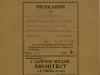 Specification - Specifications for Mr. H. Peter Minsel for a Brick Veneered and Stucco Residence Located on the Rear of the Lot at the Southeast Corner of West Euclid and Third Avenues, Detroit, Michigan.
