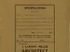 Specification - Specifications - Mr. William E. Roney for a Solid Brick 3-Story, 12-Apartment Building & Janitor Apartment, Located on the North Side of Morass [Moross] Road Bet. Jefferson Ave. & Grosse Pointe Blvd., Lots #11-12 & ½ of 13, Grosse Pointe F
