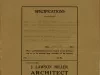 Specification - Specifications - Mr. E. M. Coleman for a Brick Veneered Single Residence and Solid Brick Garage, Located on the North Side of Chicago Boulevard Between Schmittdiel and Wilson Aves., Lot 346, Detroit, Michigan.