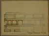 Elevation - Developed Elev. Looking Towards Auditorium of Foyer No. 1