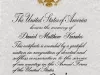Certificate, Commemorative