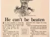 Poster - He can't be beaten