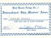 Card, Membership - Port Huron Lodge No. 2, 
International Ship Masters' Association